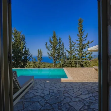 Panoramic Ocean Views Jiulita Lefkada Holiday home Tsoukaladhes